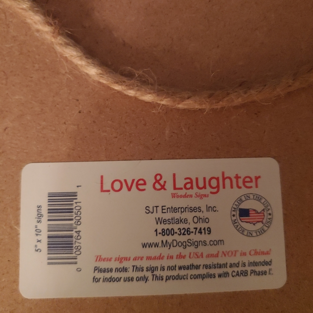 Spoiled Black Lab Sign - Picture 2 of 3